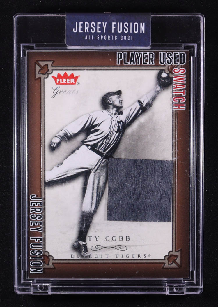Ty Cobb 2021 Jersey Fusion All Sport #JFTCSJ at PristineAuction.com Ty Cobb 2021 Jersey Fusion All Sport #JFTCSJ at PristineAuction.com