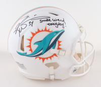 Ricky Williams Signed Dolphins Full-Size Authentic On-Field Speed Helmet Inscribed "Smoke Weed Everyday!" (JSA) at PristineAuction.com