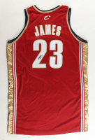LeBron James Signed 2008-09 Cavaliers Road Adidas Game-Used Jersey (UD & MEARS) at PristineAuction.com