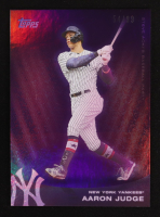 Aaron Judge 2022 Topps X Steve Aoki's Baseball Party Purple Glitter Blast #2 #54/99 at PristineAuction.com