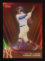 Aaron Judge 2022 Topps X Steve Aoki's Baseball Party Yellow Glitter Blast #2 #14/25 at PristineAuction.com