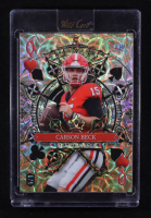 Carson Beck 2024 Wild Card 5 Card Draw Stacked Deck Queen Of Hearts Gold Suits Kaleidoscope #SDPH-CBN #1/1 RC at PristineAuction.com