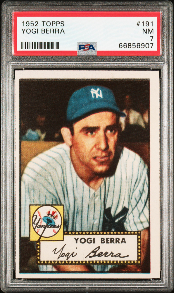 Yogi Berra 1952 Topps #191 (PSA 7)