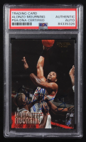 Alonzo Mourning Signed 1996-97 Fleer Skybox #58 (PSA) at PristineAuction.com