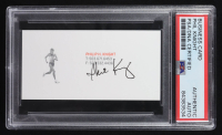 Phil Knight Signed Business Card Nike (PSA) at PristineAuction.com