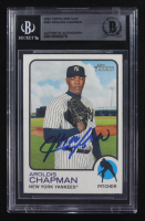 Aroldis Chapman Signed 2022 Topps Heritage #287 (BGS Encapsulated) at PristineAuction.com