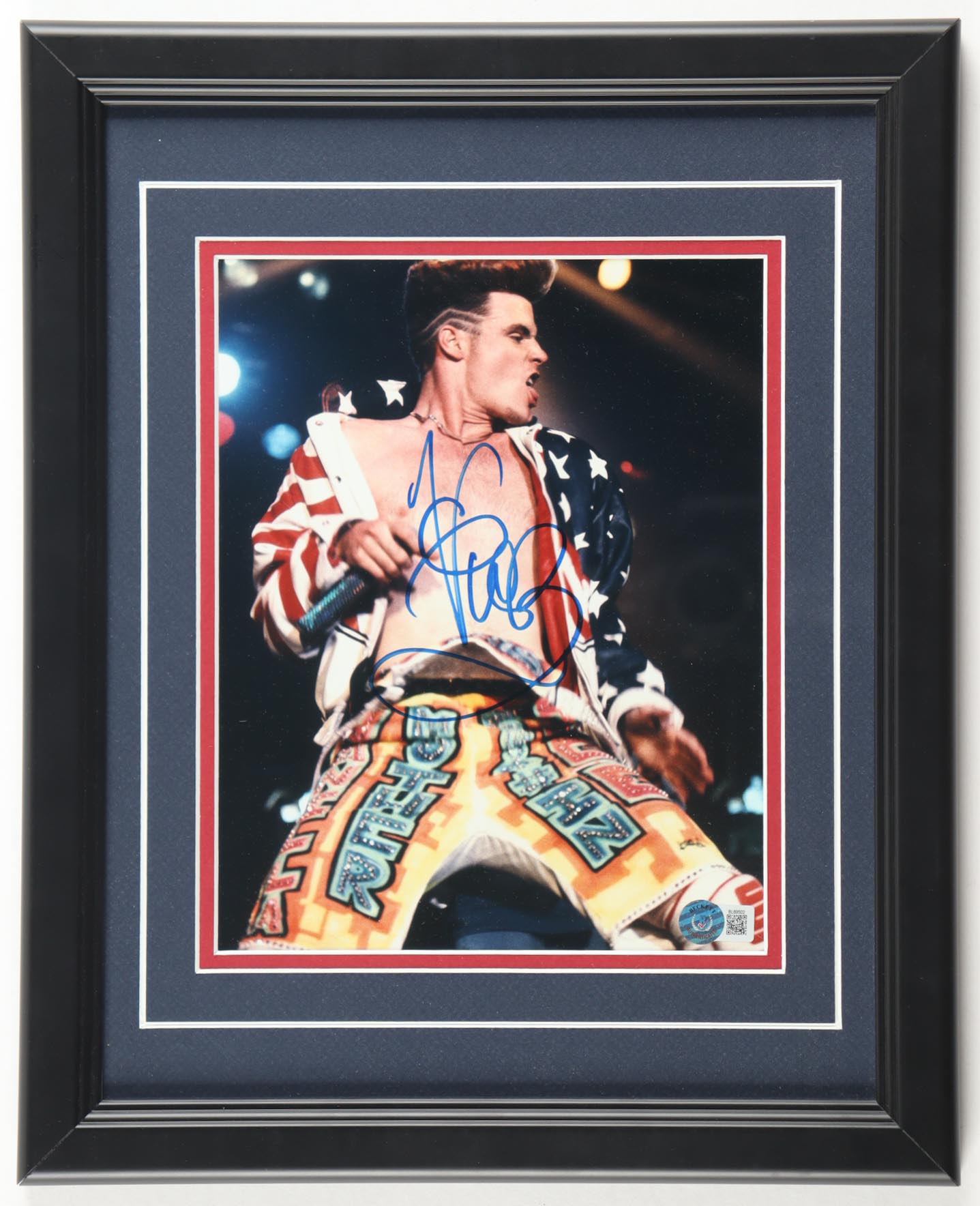 Vanilla Ice Signed Custom Framed Photo Display (Beckett) at PristineAuction.com Vanilla Ice Signed Custom Framed Photo Display (Beckett) at PristineAuction.com
