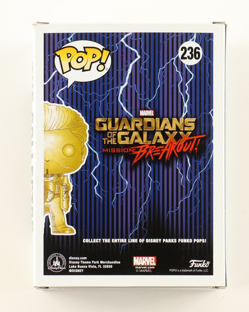 Benicio Del Toro Signed "Guardians of the Galaxy - Mission: Breakout" #236 The Collector Funko Pop! Vinyl Figure (ACOA) at PristineAuction.com Benicio Del Toro Signed "Guardians of the Galaxy - Mission: Breakout" #236 The Collector Funko Pop! Vinyl Figure (ACOA) at PristineAuction.com