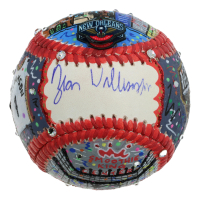 Zion Williamson Signed Baseball Hand-Painted by Renowned Pop Artist Charles Fazzino (Fanatics & Fazzino) at PristineAuction.com