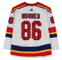 Jack Hughes Signed Devils Reverse Retro Adidas Authentic Jersey (Fanatics) at PristineAuction.com