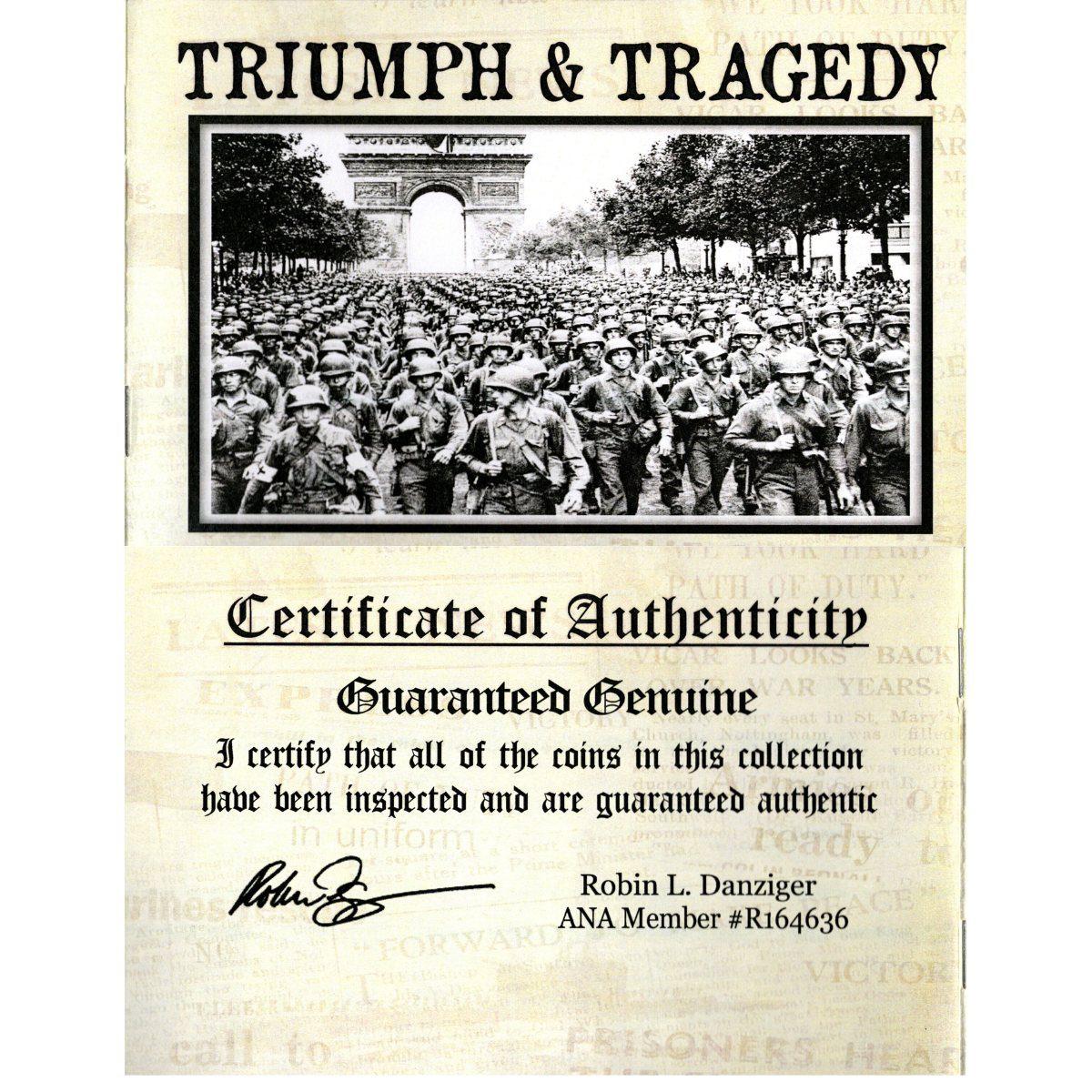 Victory in Europe Day, 1945-2025-80th Anniversary / 10 Coins in a Display Box at PristineAuction.com Victory in Europe Day, 1945-2025-80th Anniversary / 10 Coins in a Display Box at PristineAuction.com