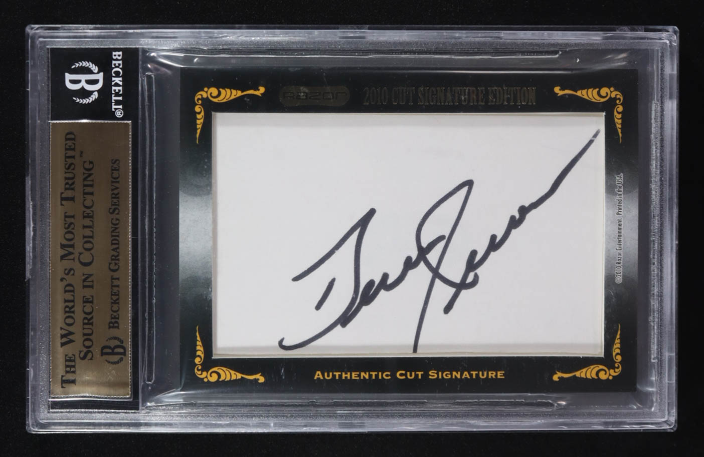 Khloe Kardashian / Bruce Jenner 2010 Razor Cut Signature Edition 1 of 1 (BGS) at PristineAuction.com Khloe Kardashian / Bruce Jenner 2010 Razor Cut Signature Edition 1 of 1 (BGS) at PristineAuction.com