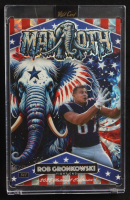 Rob Gronkowski 2025 Wild Card Dino-Might Painted Mammoth RWB Scope Jumbo #DMMMCO3RG #1/1 at PristineAuction.com