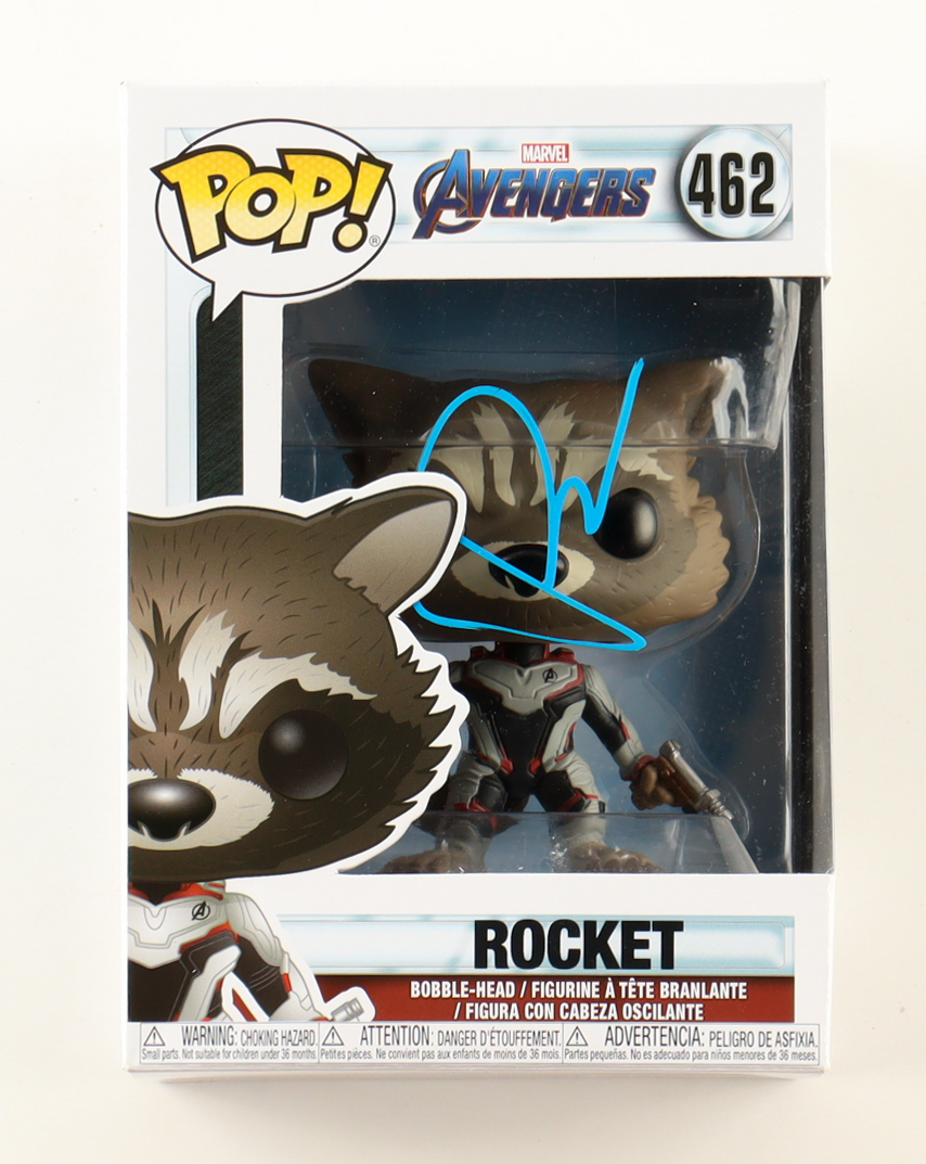 Bradley Cooper Signed "Avengers" #462 Rocket Bobble-Head Funko Pop! Vinyl Figure (ACOA) at PristineAuction.com Bradley Cooper Signed "Avengers" #462 Rocket Bobble-Head Funko Pop! Vinyl Figure (ACOA) at PristineAuction.com
