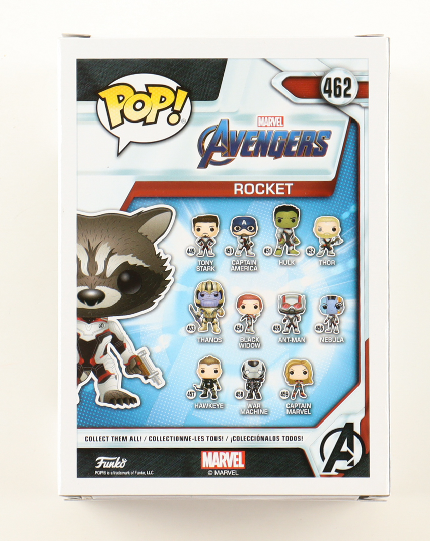 Bradley Cooper Signed "Avengers" #462 Rocket Bobble-Head Funko Pop! Vinyl Figure (ACOA) at PristineAuction.com Bradley Cooper Signed "Avengers" #462 Rocket Bobble-Head Funko Pop! Vinyl Figure (ACOA) at PristineAuction.com