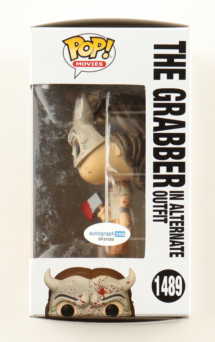 Mason Thames Signed "Black Phone " #1489 The Grabber in Alternate Outfit Funko Pop Vinyl Figure (ACOA) at PristineAuction.com Mason Thames Signed "Black Phone " #1489 The Grabber in Alternate Outfit Funko Pop Vinyl Figure (ACOA) at PristineAuction.com