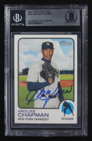 Aroldis Chapman Signed 2022 Topps Heritage #287 (BGS Encapsulated) at PristineAuction.com