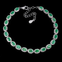 6.00 Carats Emerald Bracelet | $2,700 Estimated Retail Value (UGL Cert) | Brand New at PristineAuction.com
