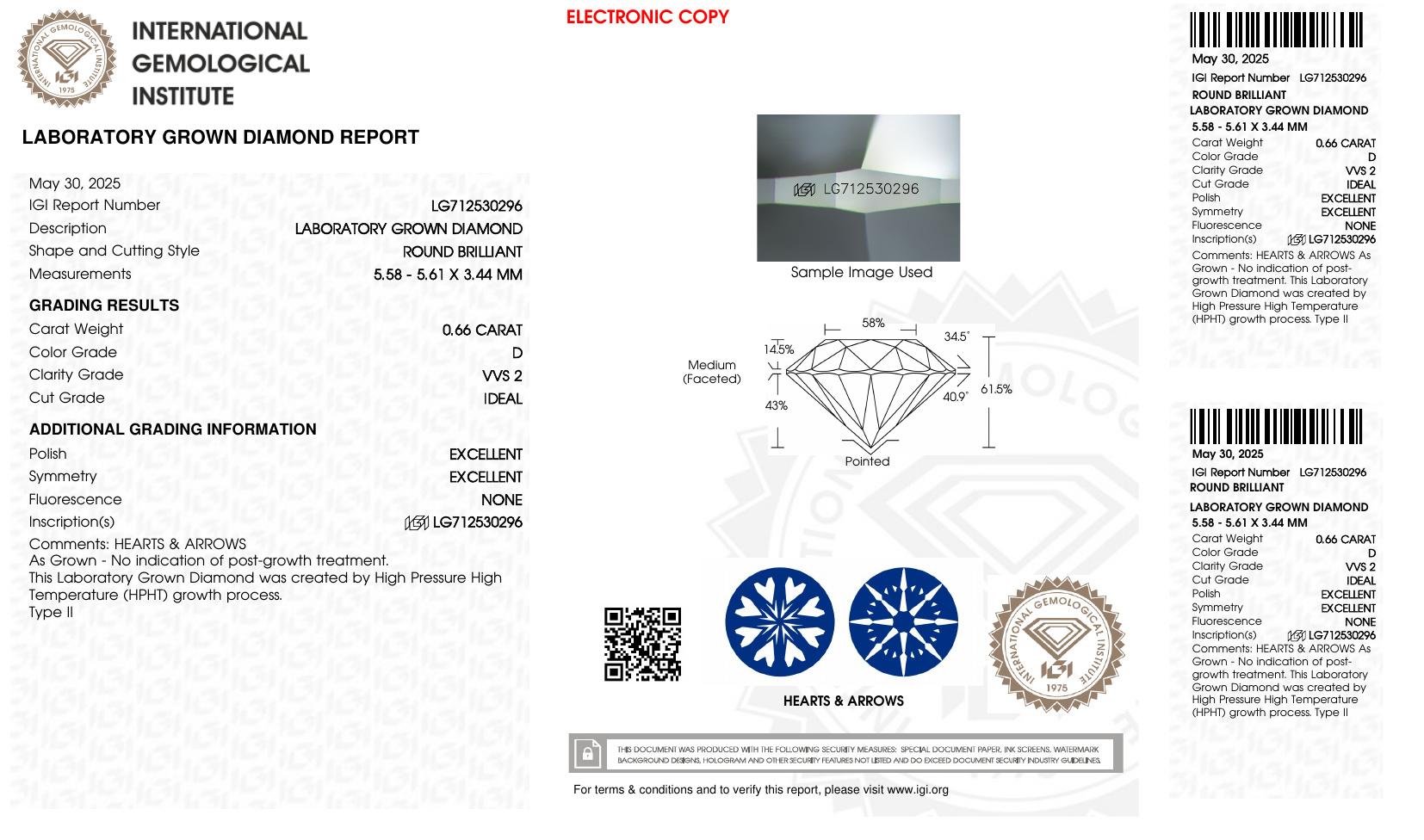 1.32 Carats Lab Grown Diamond Stud Earrings D, VVS2 | $2,800 Estimated Retail Value (UGL & IGI Certs) | Brand New | Round Brilliant Ideal Cut at PristineAuction.com 1.32 Carats Lab Grown Diamond Stud Earrings D, VVS2 | $2,800 Estimated Retail Value (UGL & IGI Certs) | Brand New | Round Brilliant Ideal Cut at PristineAuction.com