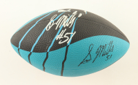 Sam Mills Signed Burger King Panthers Logo Football (Beckett) at PristineAuction.com