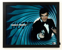 Roger Moore Signed "James Bond" Custom Framed Photo (Beckett) at PristineAuction.com