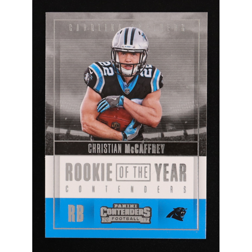 Christian McCaffrey 2017 Panini Contenders Rookie of the Year Contenders #RY8 RC at PristineAuction.com