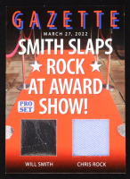 Will Smith / Chris Rock 2022 Pro Set Gazette Memorabilia #PSGSR1 at PristineAuction.com