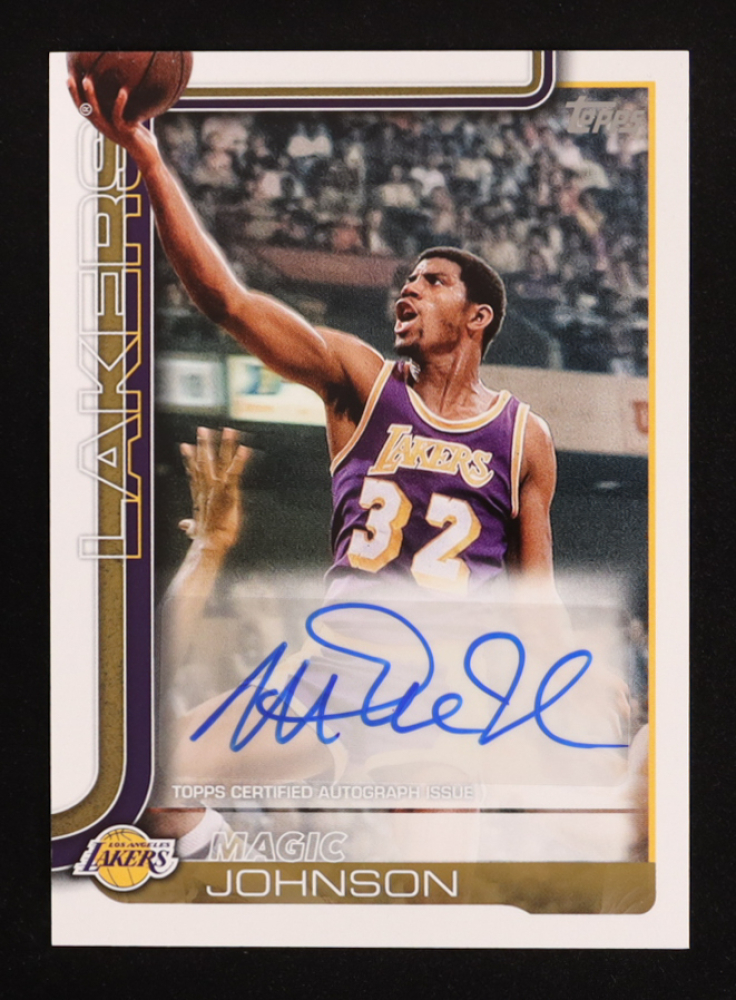 Magic Johnson 2025-26 Topps Flagship Real One Autographs #TFRAMJ