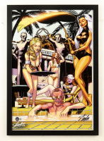 Stan Lee Signed Custom Framed Art Print (Beckett) at PristineAuction.com