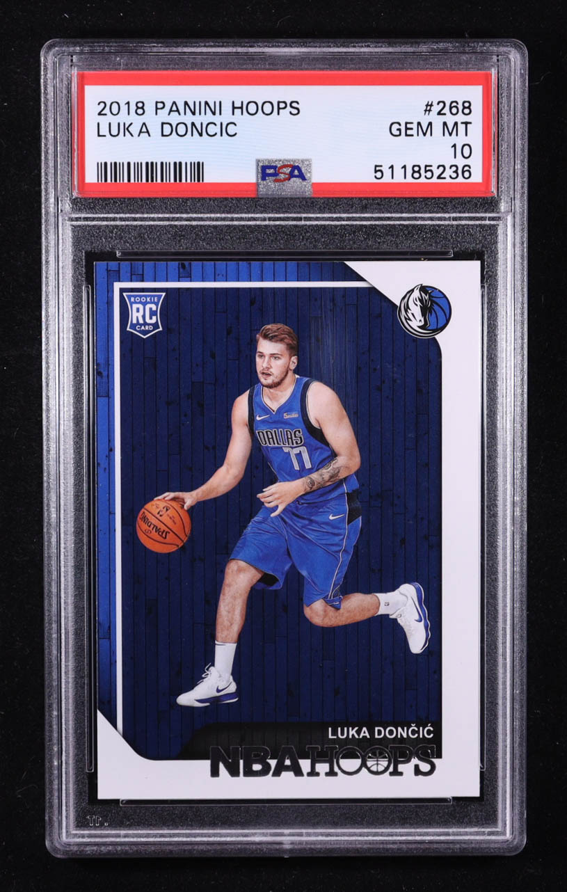 Luka Doncic 2018-19 Hoops #268 RC (PSA 10) at PristineAuction.com Luka Doncic 2018-19 Hoops #268 RC (PSA 10) at PristineAuction.com