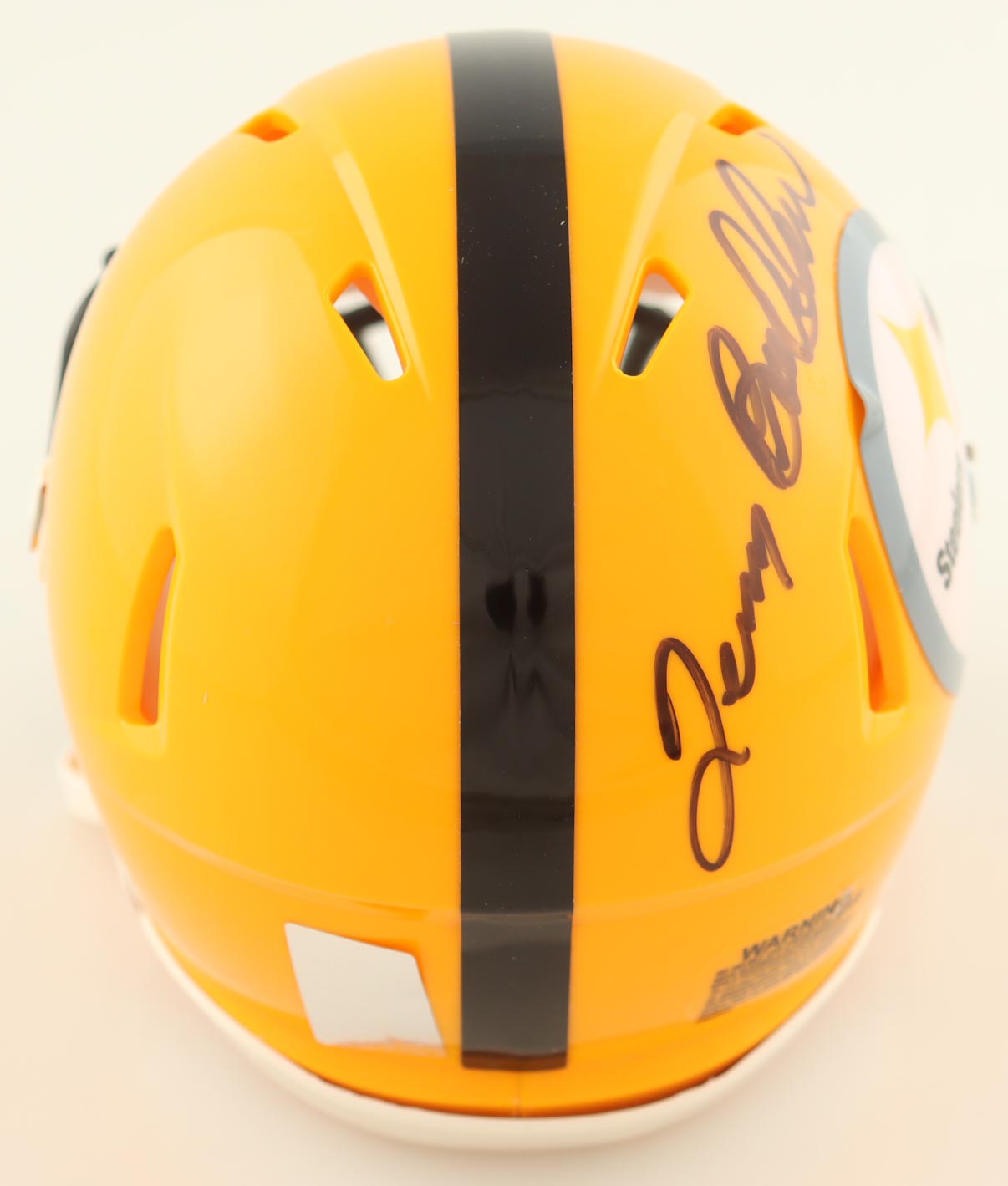 Terry Bradshaw Signed Steelers Speed Mini Helmet (Bradshaw) at PristineAuction.com Terry Bradshaw Signed Steelers Speed Mini Helmet (Bradshaw) at PristineAuction.com