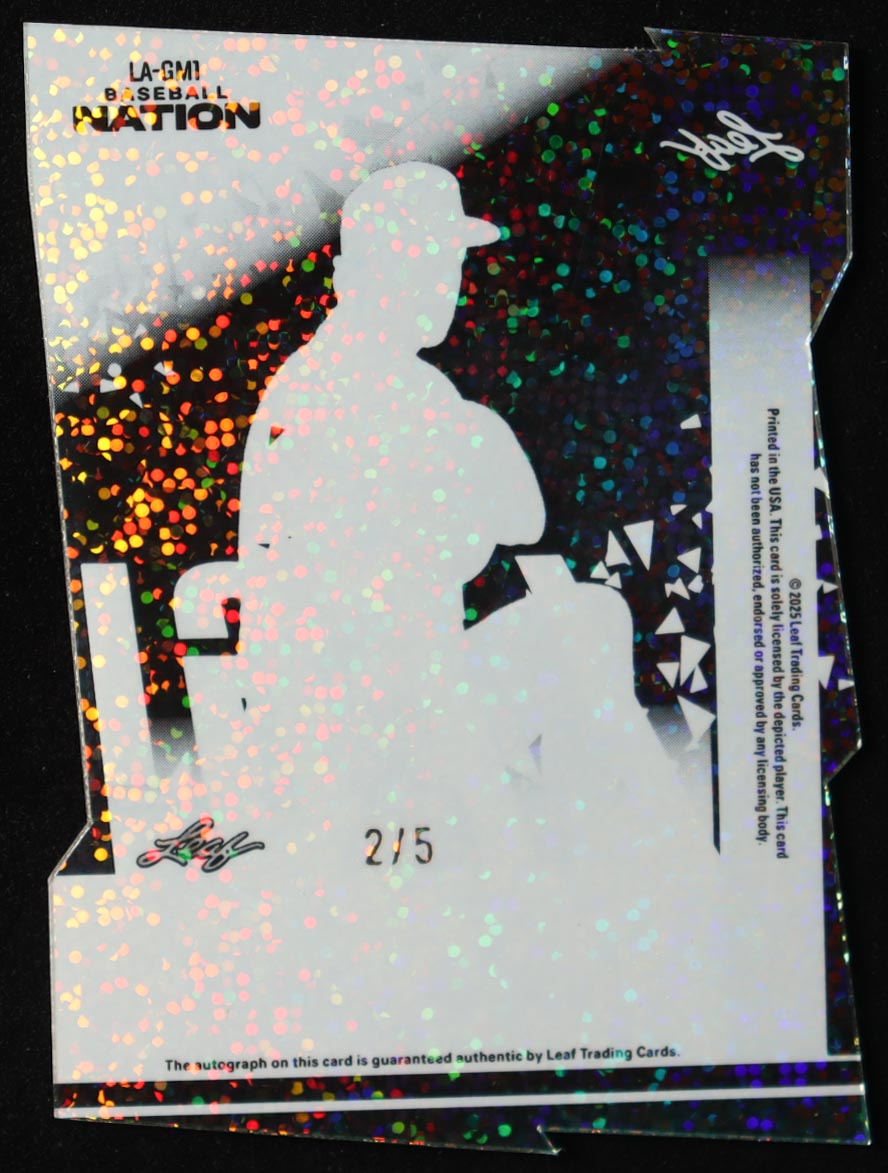 Greg Maddux 2025 Leaf Baseball Nation LFG! Autograph Clear Sparkle #LAGM1 #2/5 at PristineAuction.com Greg Maddux 2025 Leaf Baseball Nation LFG! Autograph Clear Sparkle #LAGM1 #2/5 at PristineAuction.com