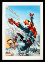 Stan Lee Signed Custom Framed Art Print (Beckett) at PristineAuction.com