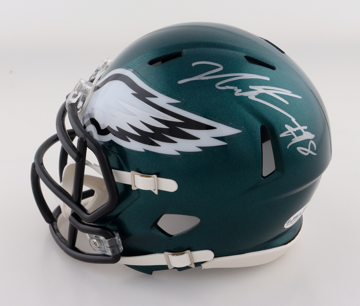 Jalen Carter Signed Eagles Speed Mini Helmet (JSA) at PristineAuction.com Jalen Carter Signed Eagles Speed Mini Helmet (JSA) at PristineAuction.com