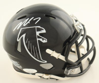 Michael Vick Signed Falcons Speed Mini Helmet (JSA) at PristineAuction.com