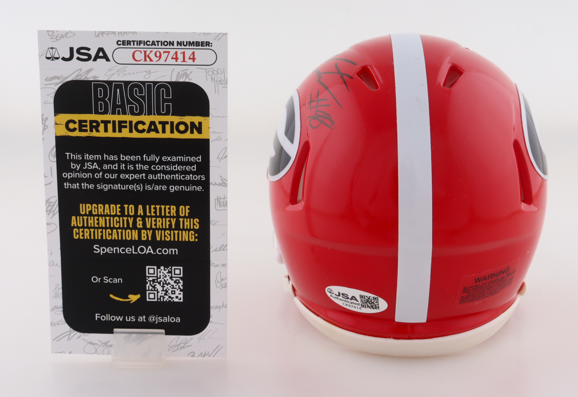 Jalen Carter Signed Georgia Bulldogs Speed Mini Helmet (JSA) at PristineAuction.com Jalen Carter Signed Georgia Bulldogs Speed Mini Helmet (JSA) at PristineAuction.com