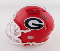 Jalen Carter Signed Georgia Bulldogs Speed Mini Helmet (JSA) at PristineAuction.com