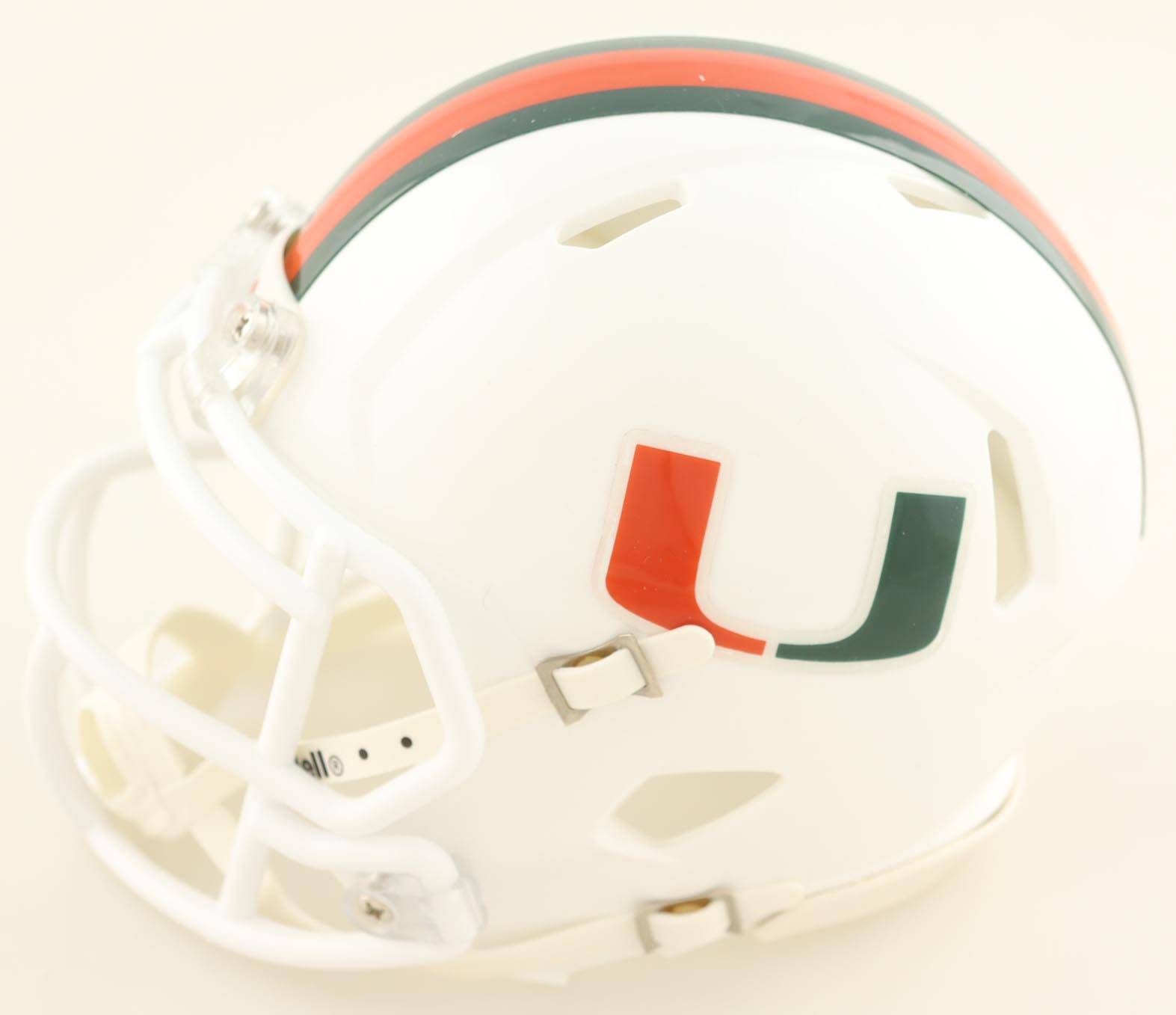 Rueben Bain Jr. & Akheem Mesidor Signed Miami Hurricanes Speed Mini Helmet (Beckett) at PristineAuction.com Rueben Bain Jr. & Akheem Mesidor Signed Miami Hurricanes Speed Mini Helmet (Beckett) at PristineAuction.com