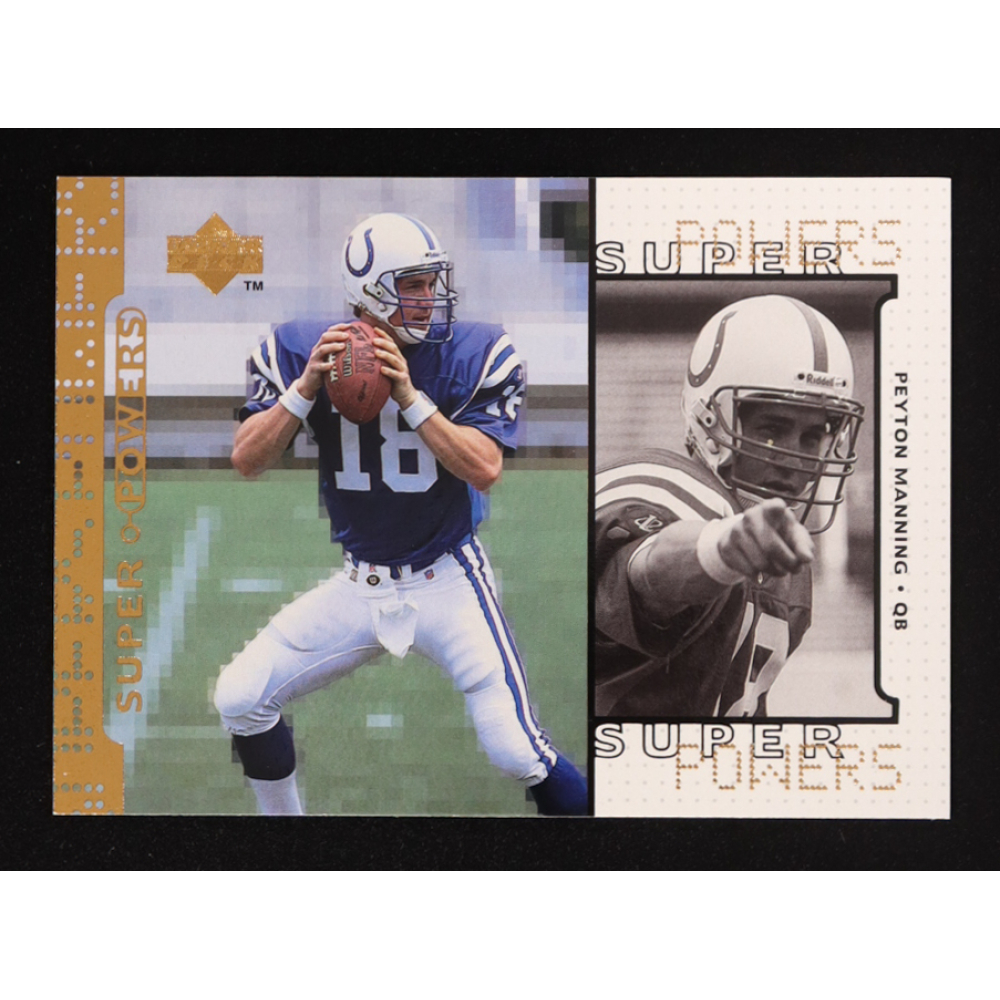 Peyton Manning 1998 Upper Deck Super Powers #S16 RC at PristineAuction.com