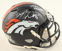 Derek Wolfe Signed Broncos Speed Mini Helmet Inscribed "SB 50 Champs!" (Beckett) at PristineAuction.com