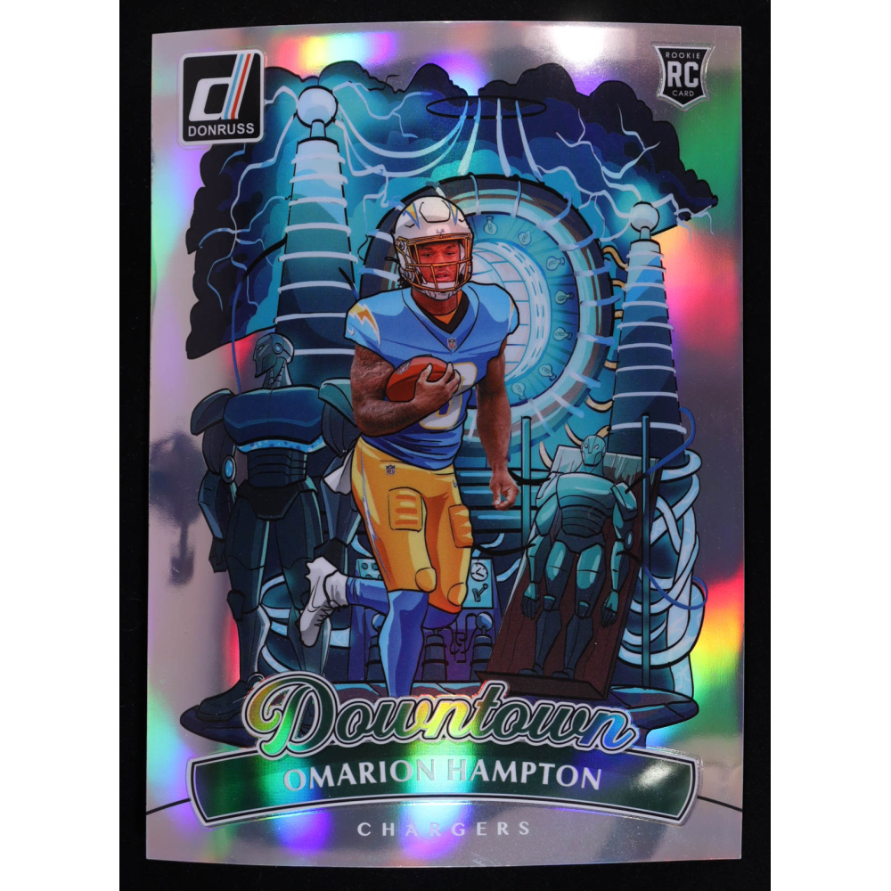Omarion Hampton 2025 Donruss Downtown! Oversize #16 RC at PristineAuction.com