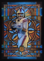 Josh Allen 2025 Panini Mosaic Stained Glass Oversized #2 at PristineAuction.com