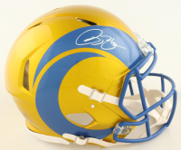 Isaac Bruce Signed Rams Flash Alternate Full-Size Authentic On-Field Speed Helmet (Beckett) at PristineAuction.com