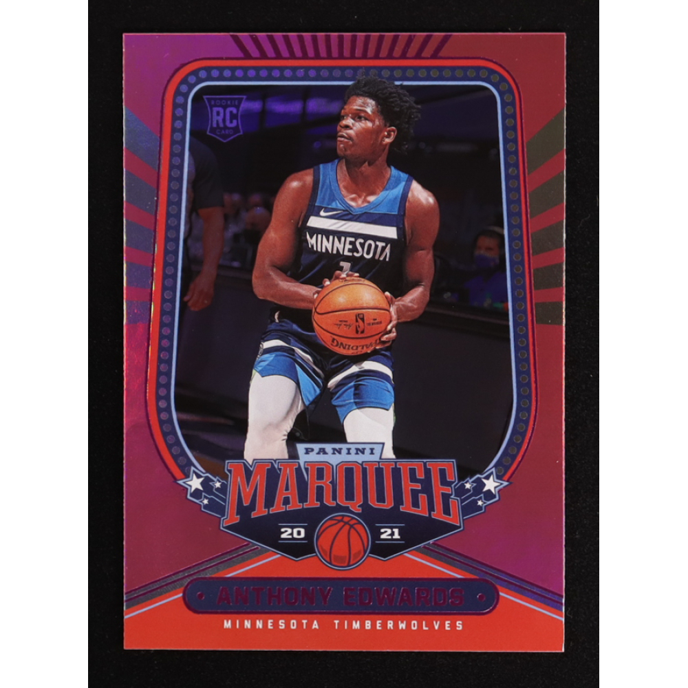 Anthony Edwards 2021-22 Panini Chronicles Pink Marquee #355 RC at PristineAuction.com