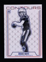 Drake Maye 2024 Panini Phoenix Contours #12 RC at PristineAuction.com