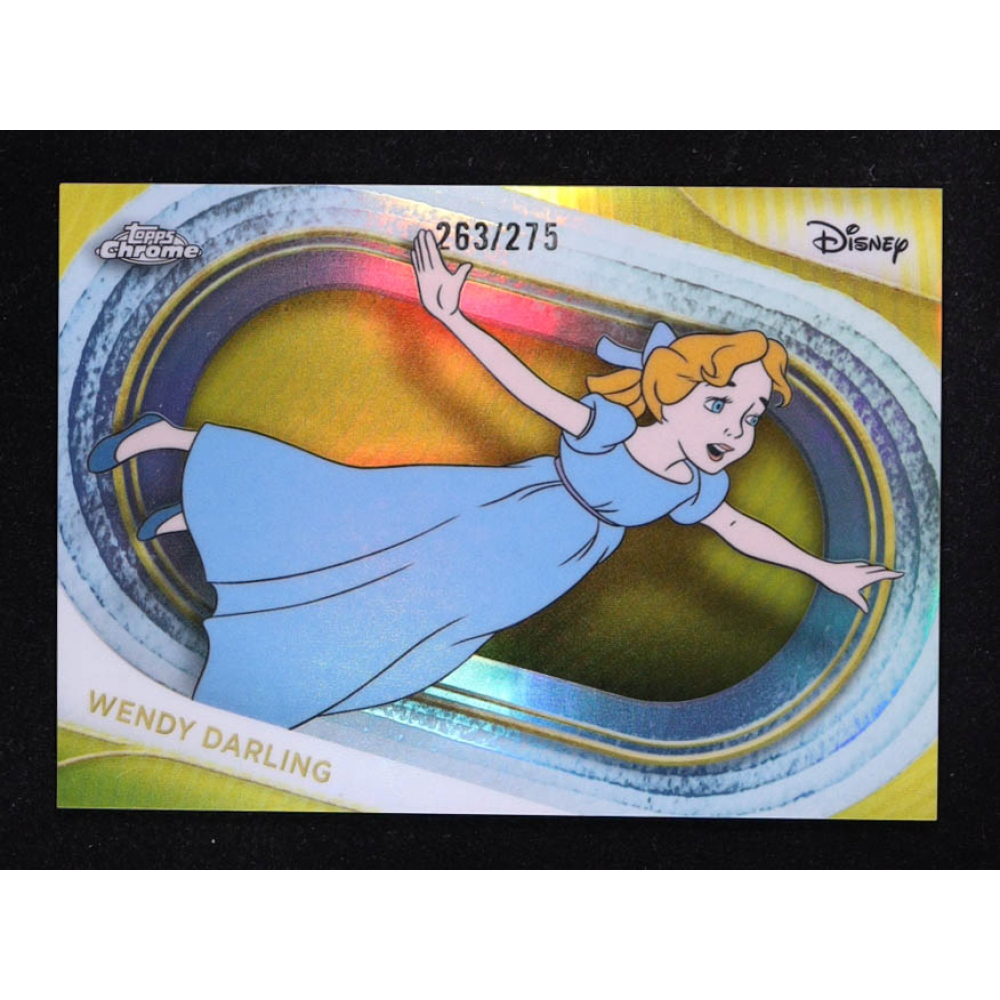 Wendy Darling 2025 Topps Chrome Disney Yellow Refractors #158 #263/275 at PristineAuction.com