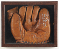 Al Rosen Signed Custom Shadowbox Framed Baseball Glove Inscribed "1953 AL MVP" (JSA) at PristineAuction.com