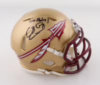 Charlie Ward Signed Florida State Seminoles Mini Helmet Inscribed "Go Noles!" (JSA) at PristineAuction.com