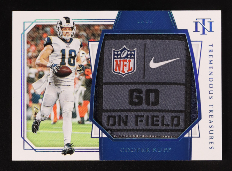 Cooper Kupp 2019 Panini National Treasures Tremendous Treasures Laundry Tag #52 #1/1 at PristineAuction.com Cooper Kupp 2019 Panini National Treasures Tremendous Treasures Laundry Tag #52 #1/1 at PristineAuction.com
