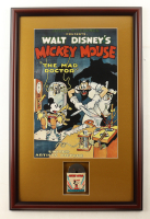 1940 Vintage "Mickey Mouse: The Mad Doctor" Custom Framed Poster Display with Mickey Mouse 8mm Film With Disney Box at PristineAuction.com